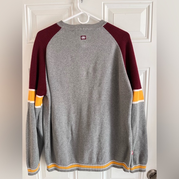 Vintage Y2K Ecko Unltd. Sweater Gray Big‎ Logo Hip Hop Skater Punk Grunge Men XL - Picture 5 of 6